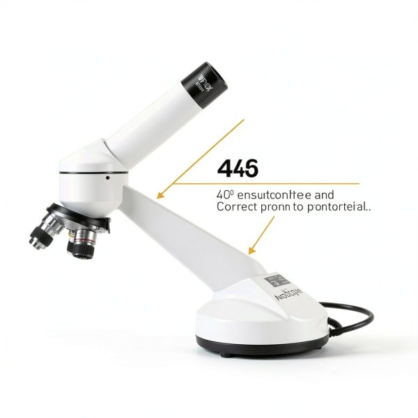 AmScope Monocular Microscope 1000X LED Illumination Metal-3