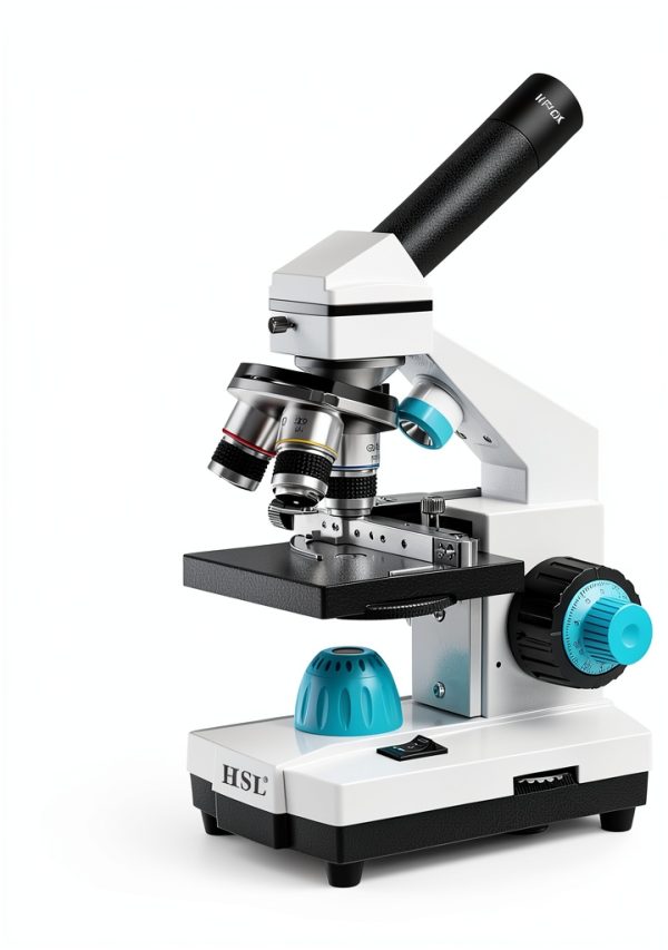 HSL Monocular Microscope High Magnification Dual LED-1