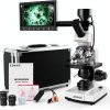 EDKKIE Digital Microscope 7 LCD Screen 5MP Camera Lab Use-0