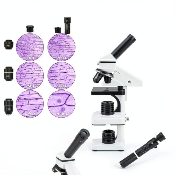 Monocular Microscope Dcorn 100-2000X Lab-2