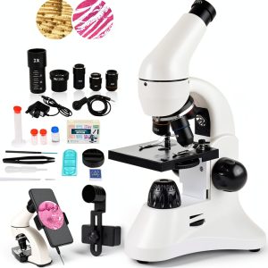 USCAMEL Monocular Microscope High Magnification Dual LED-0