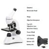 USCAMEL Monocular Microscope High Magnification Dual LED-4