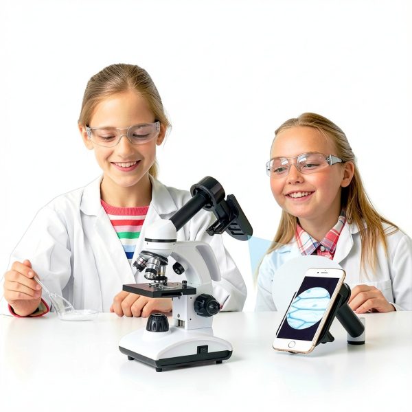 Lab Compound Microscope High‑Grade Glass Student-3
