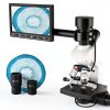 EDKKIE Digital Microscope 7 LCD Screen 5MP Camera Lab Use-1