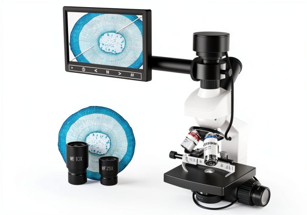 EDKKIE Digital Microscope 7 LCD Screen 5MP Camera Lab Use-1