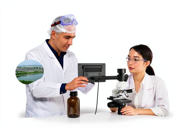 EDKKIE Digital Microscope 7 LCD Screen 5MP Camera Lab Use-6
