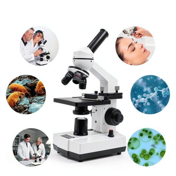 NEW ELITE Monocular Microscope Dual Focus System for-1