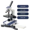 Omano Microscope OM118-M3 400x Monocular Students-1