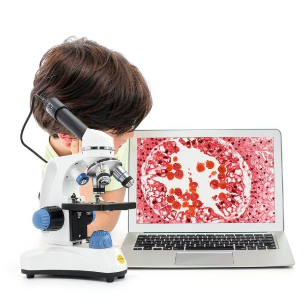 Swift Compound Student Microscope NJEDU 40X 1000X-6