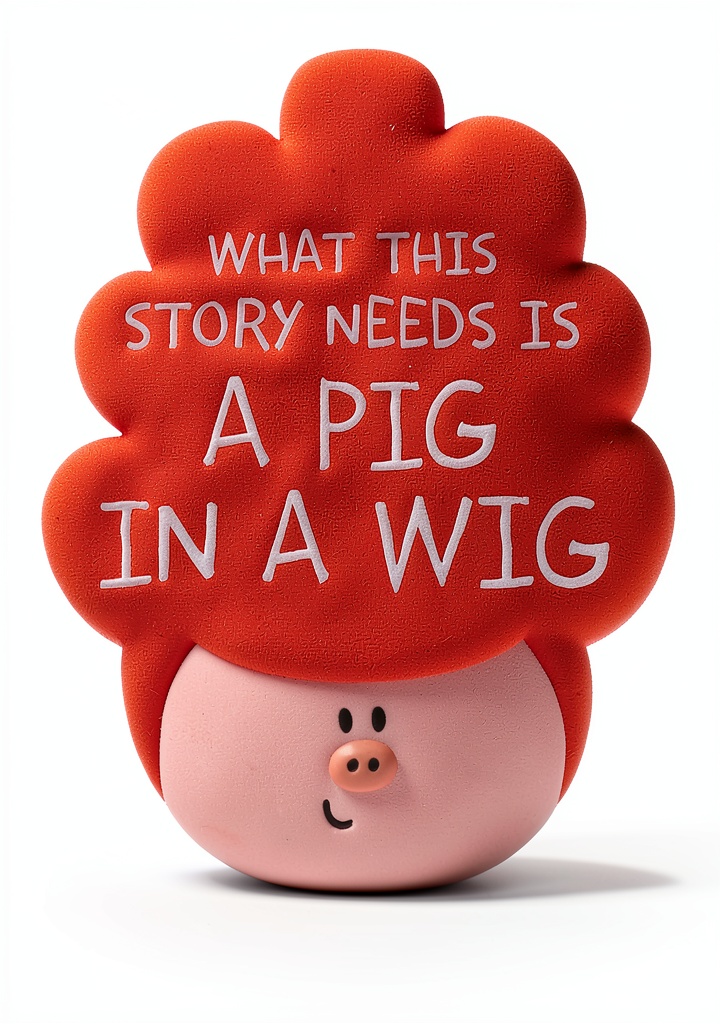 Child reading Pig in a Wig Kindle eBook on a tablet