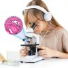 AmScope Monocular Microscope 1000X LED Illumination Metal-6