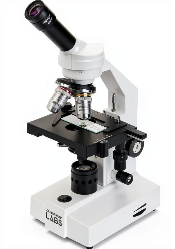 Celestron Compound Microscope 2000x Power All Metal-0