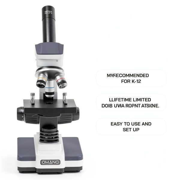 Omano Microscope OM118-M3 400x Monocular Students-5