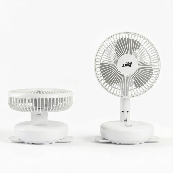 ZOIZ Wall-Mounted Table Fan 180° Tilt LED Light-2