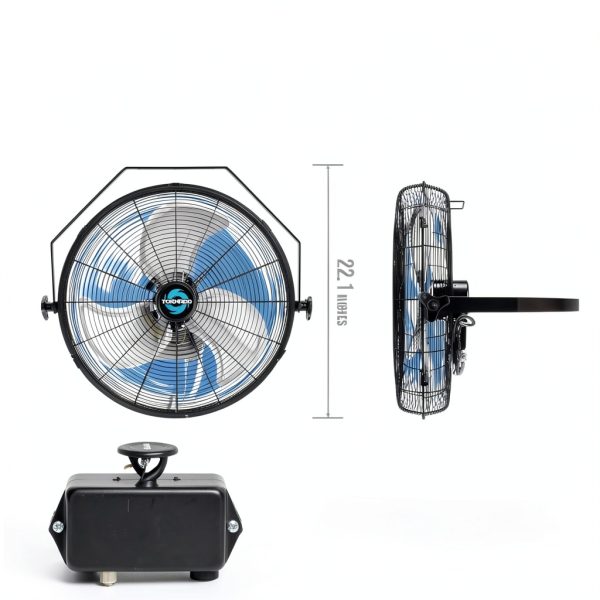 Tornado 18 Inch High Velocity Wall Mount Fan-1