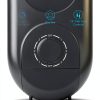 Comfort Zone 16-Inch Wall Mount Fan Black MTWF-16A-BLK-3