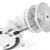 ZOIZ Wall-Mounted Table Fan 180° Tilt LED Light-7