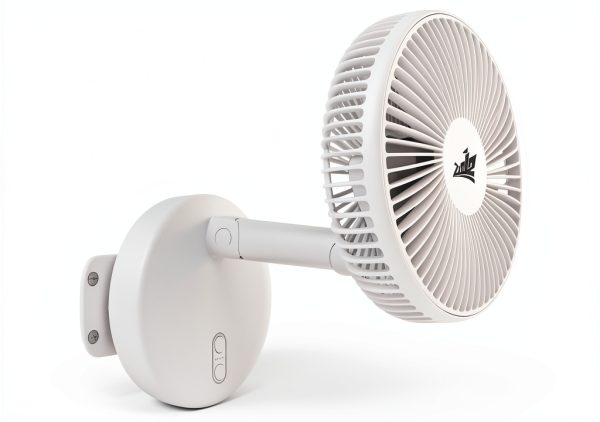ZOIZ Wall-Mounted Table Fan 180° Tilt LED Light-0