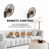 AZOUTDOOR Wall Mount Fan 16in Remote Controlled-1