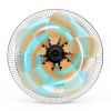 AZOUTDOOR Wall Mount Fan 16in Remote Controlled-2