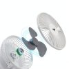 ZOIZ Wall-Mounted Table Fan 180° Tilt LED Light-8