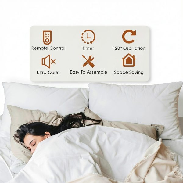 AZOUTDOOR Wall Mount Fan 16in Remote Controlled-3