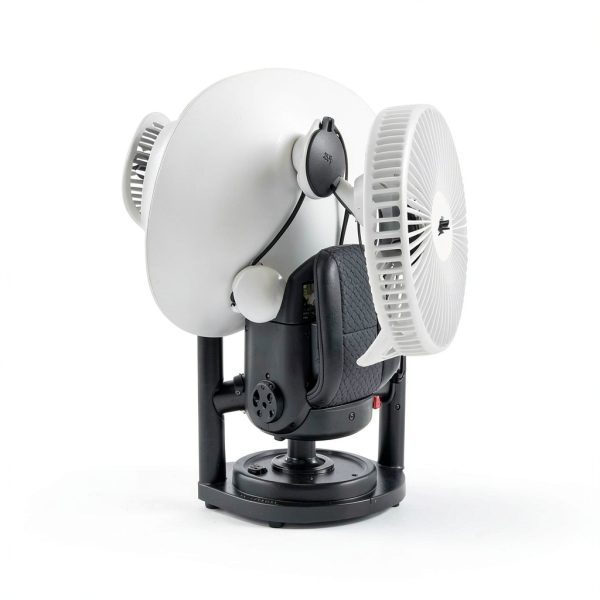 ZOIZ Wall-Mounted Table Fan 180° Tilt LED Light-3