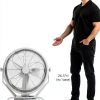 Wall Mounted Fan NewAir WindPro18W Black 18 Inch High Airflow 3000 CFM-8