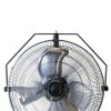 Wall Mount Fan Xcity 20'' Pro Industrial Aluminum Table Fan Black-2