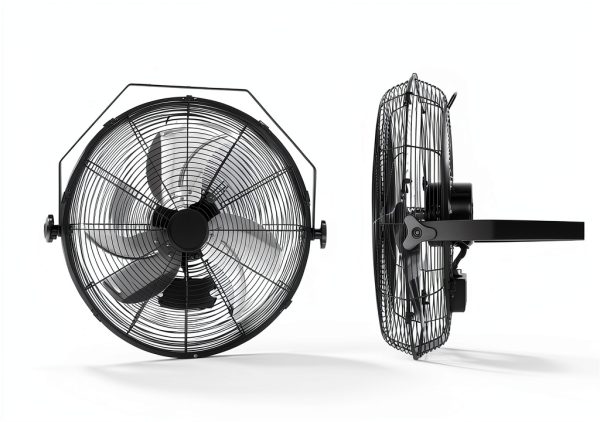 Industrial Wall Mount Fan Xcity 20in Standard Black Model FANWALL20-1