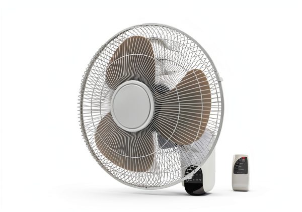 Wall Mount Fan Comfort Zone 16 inch CZ16WR-EC White 3 Speed Remote-7
