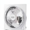AeroFlow Compact Table Fan White 3 Speed Brushless for Home Office-6