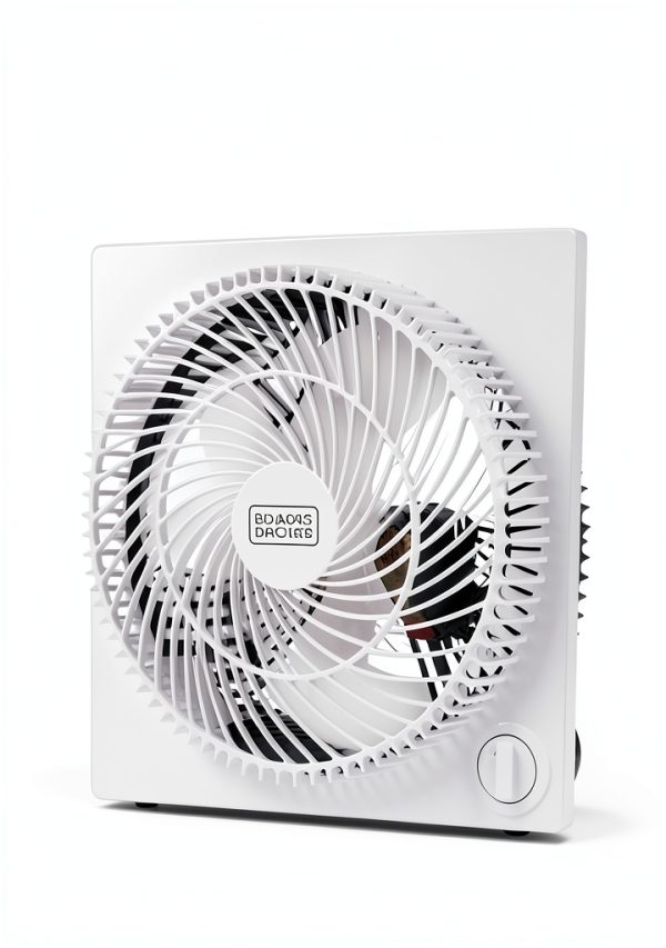 AeroFlow Compact Table Fan White 3 Speed Brushless for Home Office-6