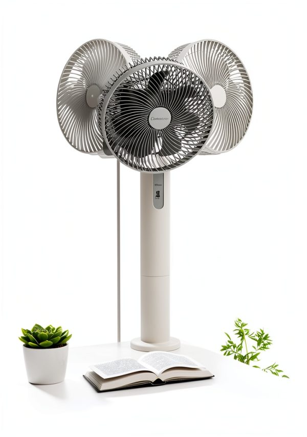 JIWAN 10-Inch Blackish Green Wall-Mount Fan with Remote and 4 Speeds-1