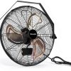 Wall Mounted Fan NewAir WindPro18W Black 18 Inch High Airflow 3000 CFM-13