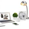 AeroFlow Compact Table Fan White 3 Speed Brushless for Home Office-7