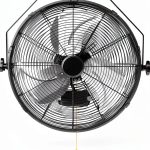 Industrial Wall Mount Fan Xcity 20in Standard Black Model FANWALL20-0