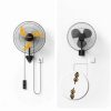 Industrial Wall-Mounted Fan CAMMOO 20-Inch Yellow Remote Control-2