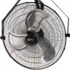 Wall Mount Fan Xcity 20'' Pro Industrial Aluminum Table Fan Black-0