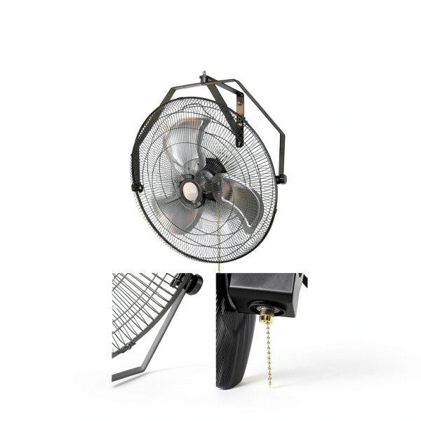 Xcity Wall Mount Fan 18'' Pro Industrial Bladeless High Velocity-5