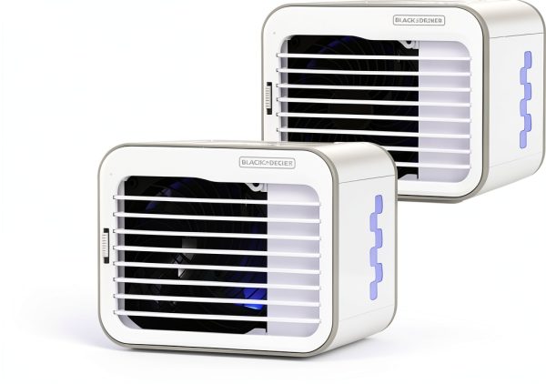 BLACK+DECKER Portable Desktop Air Cooler BDMC10 White USB Powered-0