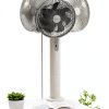 Wall-Mounted Ceiling Fan JIWAN 10‑Inch Blackish Green 1900 CFM Remote-1