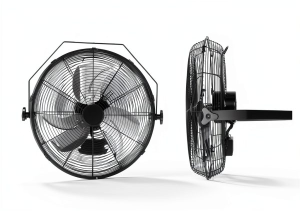 Xcity Wall Mounted Industrial Fan 24 Inch Heavy Duty Aluminum-1