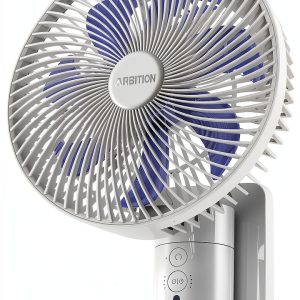 Wall Fan Airbition A1 8-Inch White DC Motor 7 Blades-0