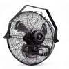 Wall Mounted Fan NewAir WindPro18W Black 18 Inch High Airflow 3000 CFM-2