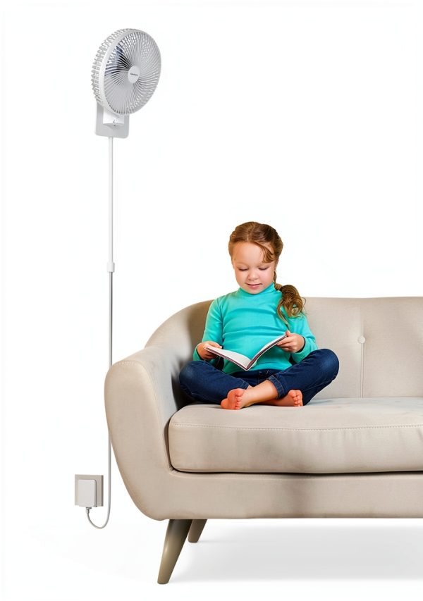 Wall Fan Airbition A1 8-Inch White DC Motor 7 Blades-6