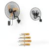 Industrial Wall-Mounted Fan CAMMOO 20-Inch Yellow Remote Control-1
