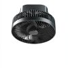 JIWAN 10-Inch Blackish Green Wall-Mount Fan with Remote and 4 Speeds-3