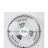 AeroFlow Compact Table Fan White 3 Speed Brushless for Home Office-3