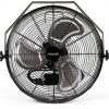 Wall Mounted Fan NewAir WindPro18W Black 18 Inch High Airflow 3000 CFM-0